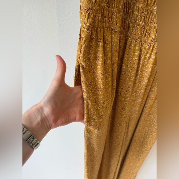 Madewell Sophia Tank Wide-Leg Jumpsuit Florentine Floral viscose SZ M pockets - Picture 5 of 11